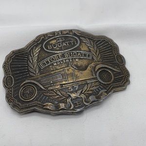 VINTAGE Bugatti Belt Buckle